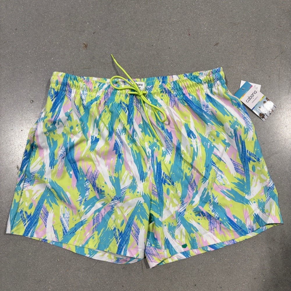 Cabana by Crown & Ivy Men’s XL Swim Trunks